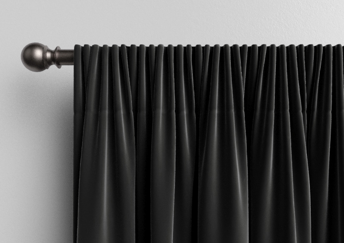 Luxe Velvet, Grey - Made to Measure Curtains - Image 9